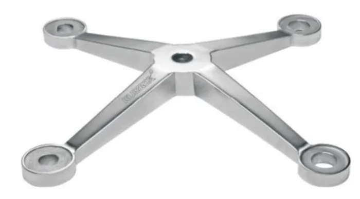curtain wall glazing spiders for big glasses
